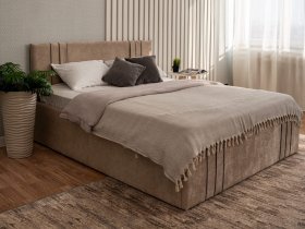 Кровать двуспальная 1,4м с подъем. мех. Леванте в Октябрьском - oktyabrskoe.mebel-nsk.ru | фото