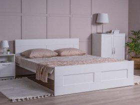 Кровать двуспальная 1,6м Сириус в Октябрьском - oktyabrskoe.mebel-nsk.ru | фото