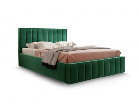 Кровать мягкая 1,6 Вена стандарт, вар.1 в Октябрьском - oktyabrskoe.mebel-nsk.ru | фото