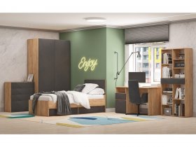 Модульная детская Шерлок в Октябрьском - oktyabrskoe.mebel-nsk.ru | фото