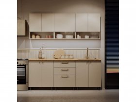 Кухонный гарнитур Орма 2,0м в Октябрьском - oktyabrskoe.mebel-nsk.ru | фото