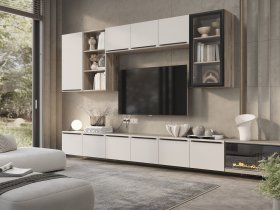 Модульная стенка Урбан в Октябрьском - oktyabrskoe.mebel-nsk.ru | фото