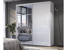 Шкаф-купе Крафт-6 2,0м (белый) в Октябрьском - oktyabrskoe.mebel-nsk.ru | фото