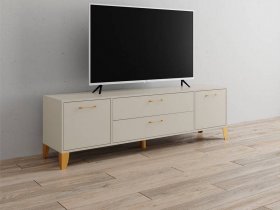 Тумба под ТВ Парус-13 (кашемир) в Октябрьском - oktyabrskoe.mebel-nsk.ru | фото